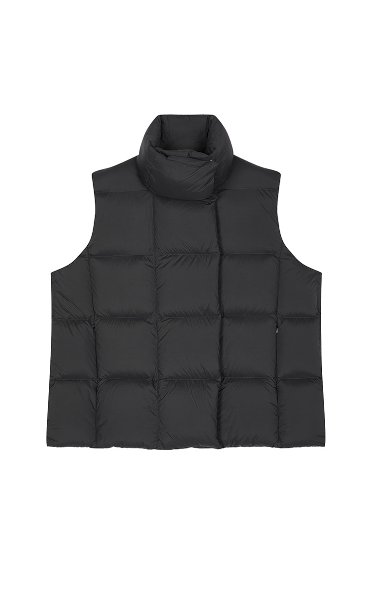 Down Vest / JNBY Oversized Quilted Down Vest Black