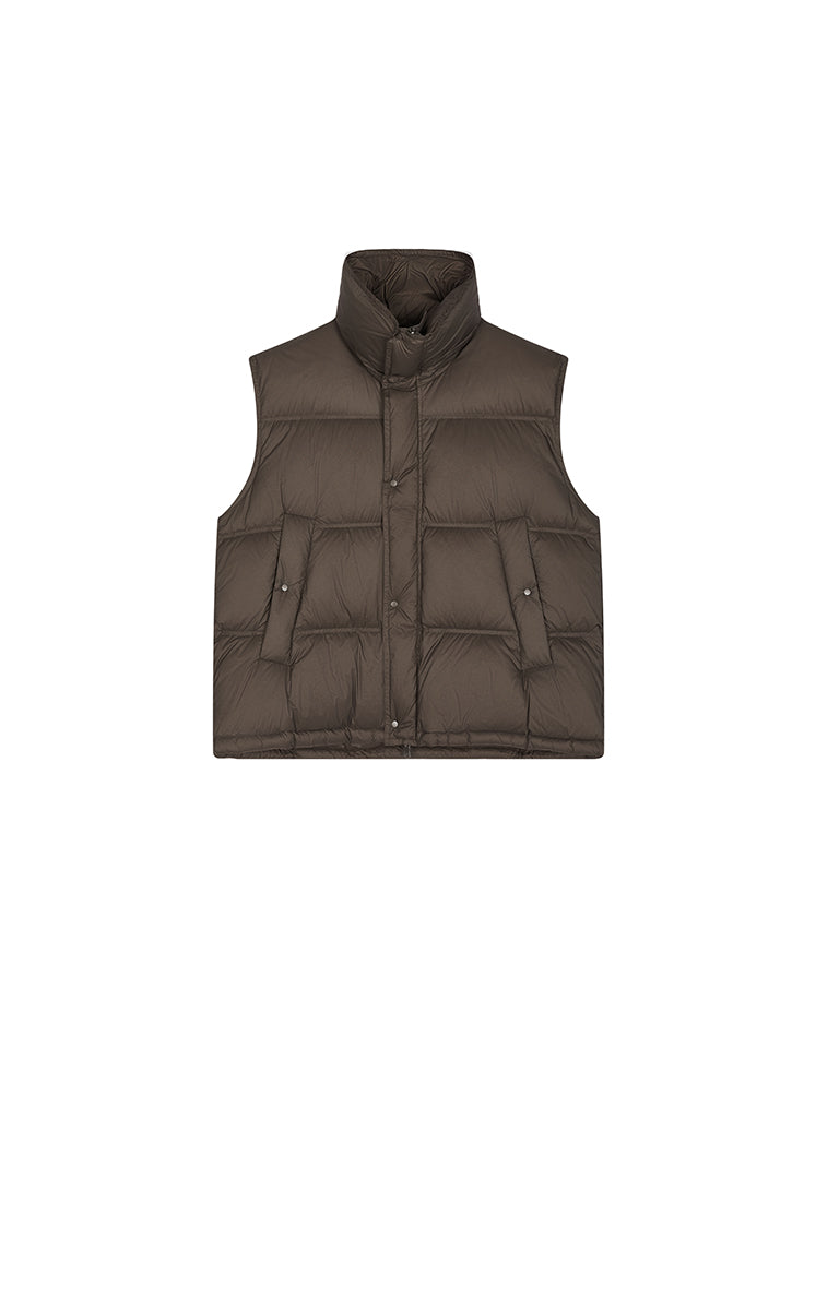 Down Vest / JNBY Oversized Reversible Down Vest Brown