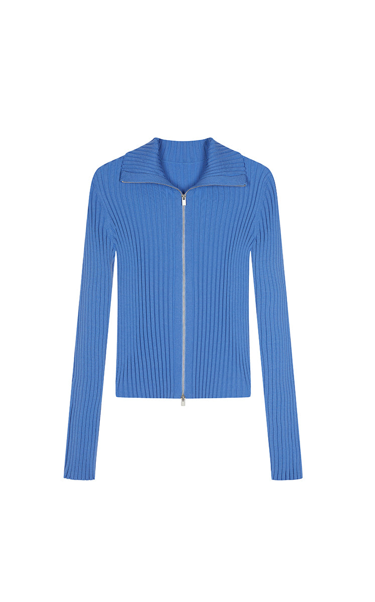 Sweater / JNBY Fitted Wool Blend Cropped Cardigan