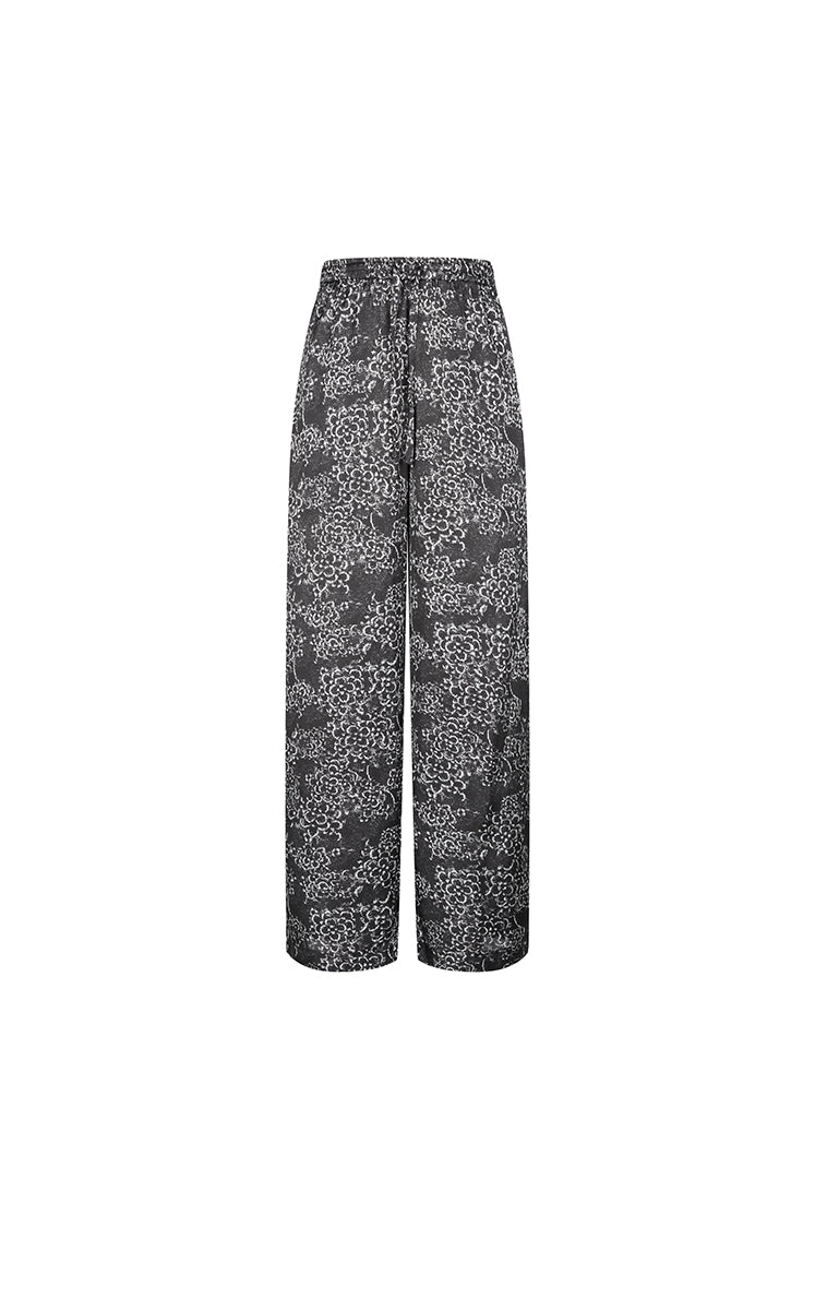 Pants / JNBY Drawstring Wide-Leg Maxi Pants
