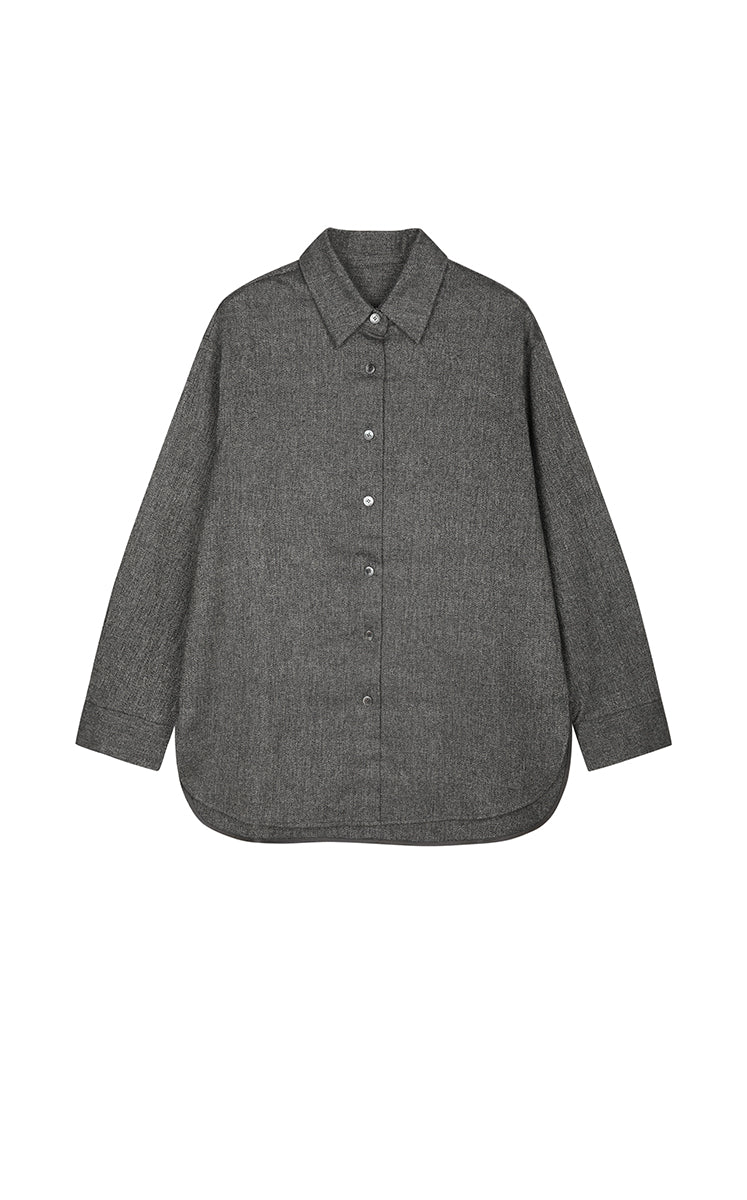 Jacket / JNBY Wool-Blend Herringbone Jacket Grey