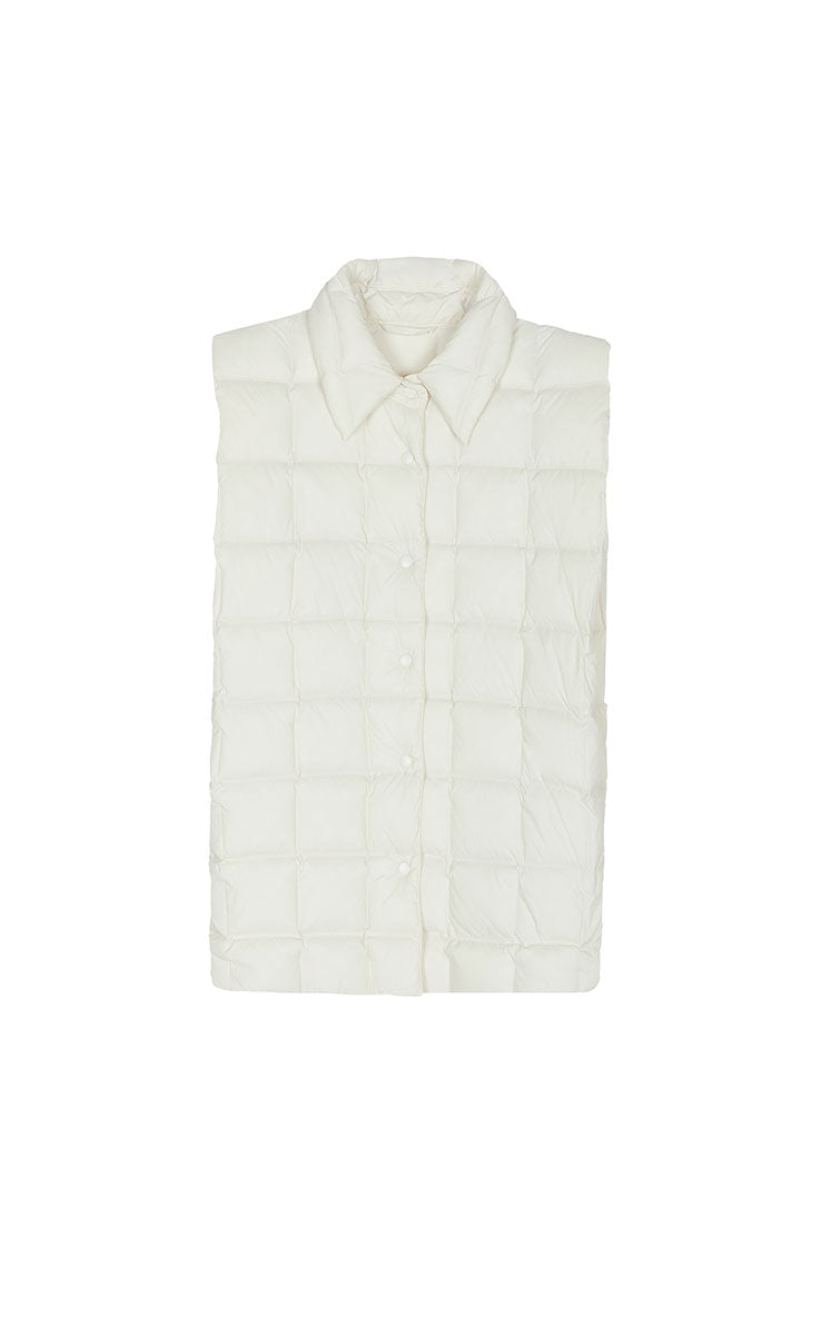 Down Vest / JNBY Oversize A-Line Down Vest White
