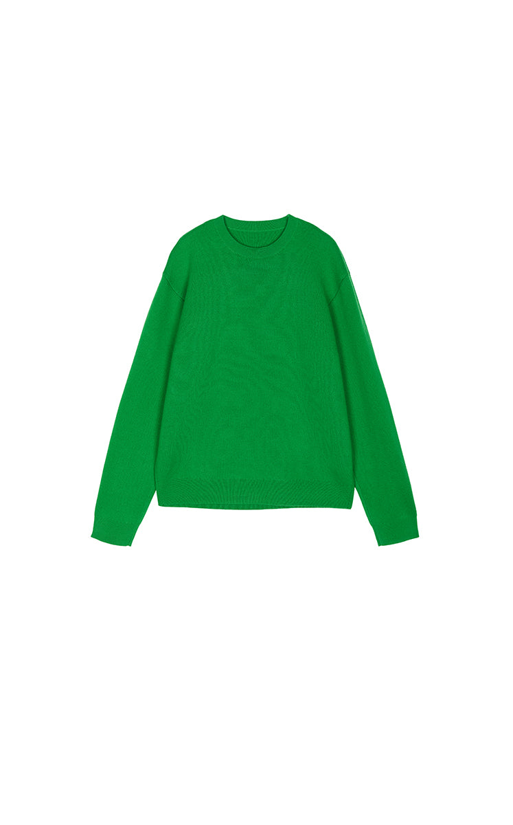 Sweater / JNBY O-Shape Wool-cashmere blend Pullover Green