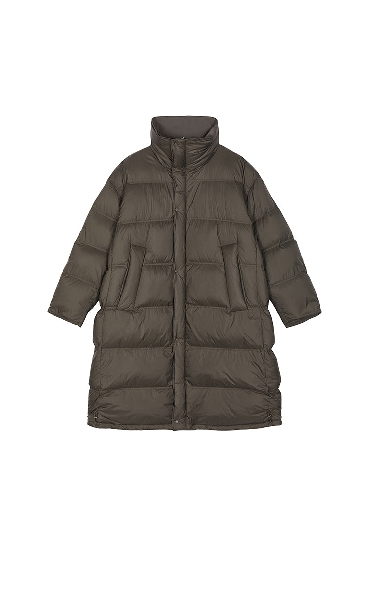 Down Coat / JNBY Reversible Oversized Long Down Coat