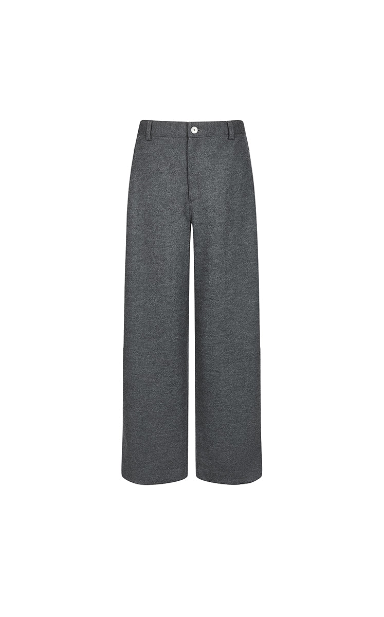 Pants / JNBY Wool-Blend Relaxed Tapered Trousers
