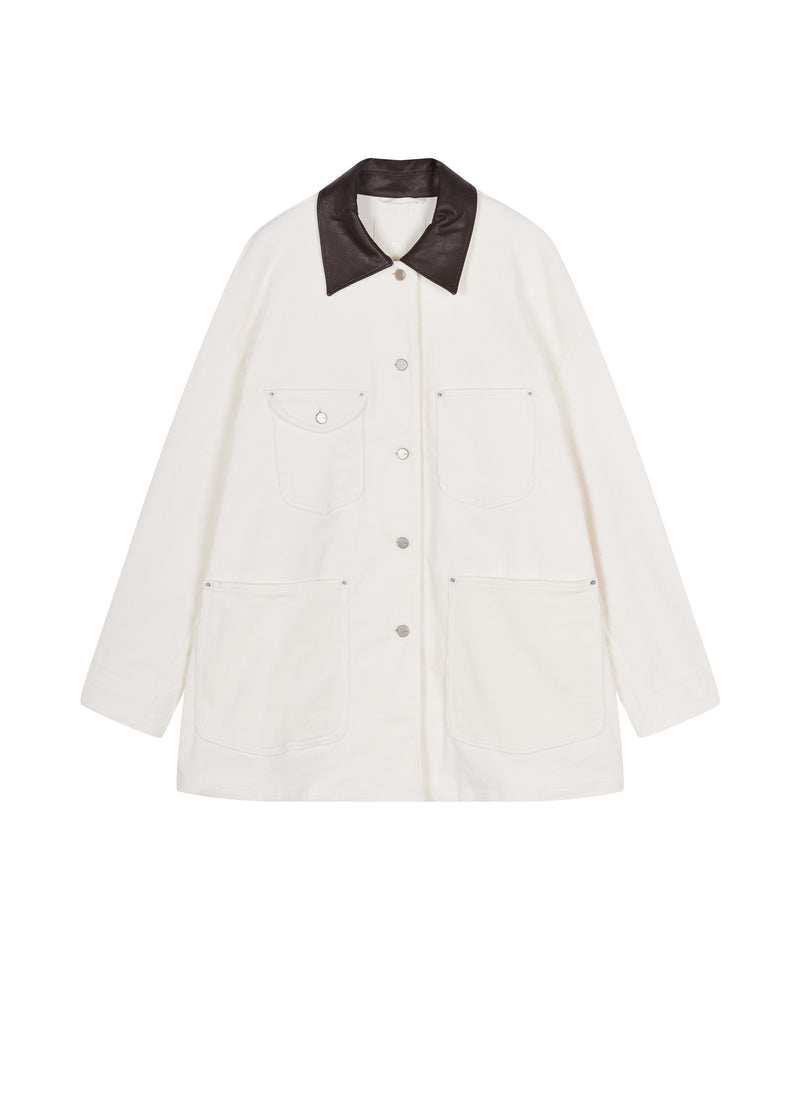 Jacket / JNBY Oversized Cotton Corduroy Long Jacket