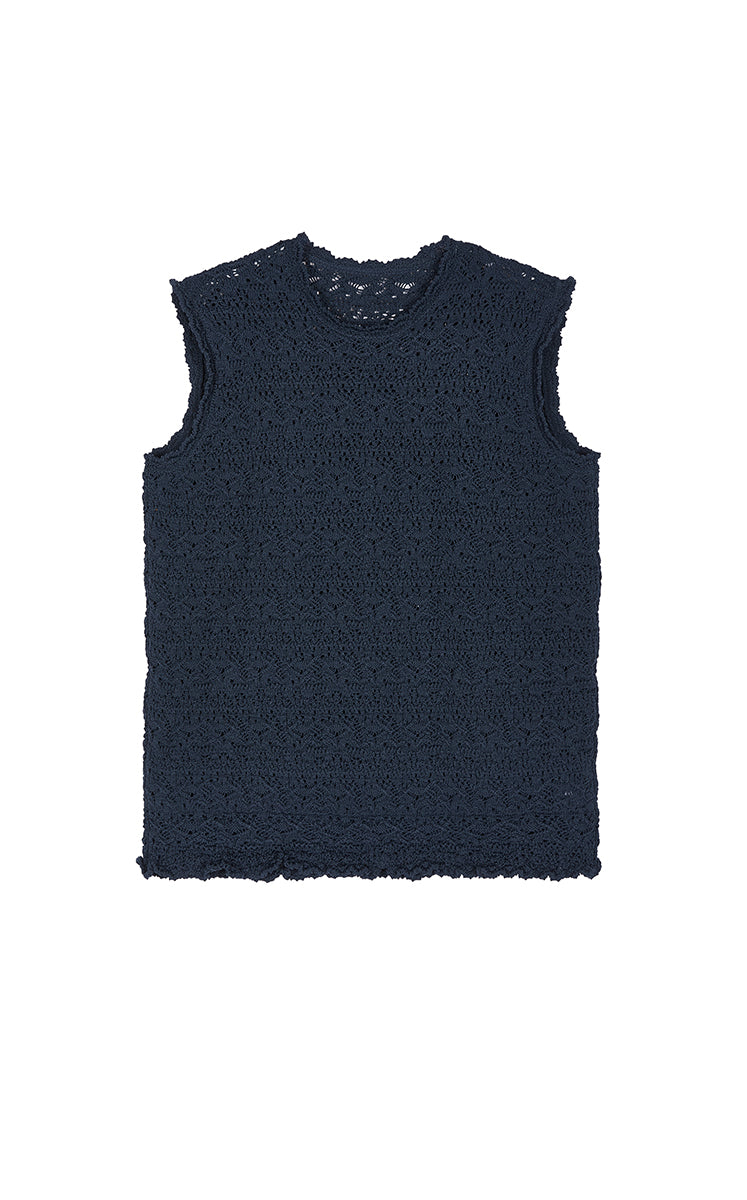 Vest / JNBY T-shaped Textured Stretch Knit Vest