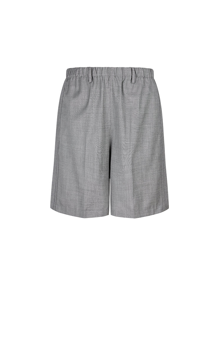 Shorts / JNBY Wool Jacquard Straight Shorts Black & White