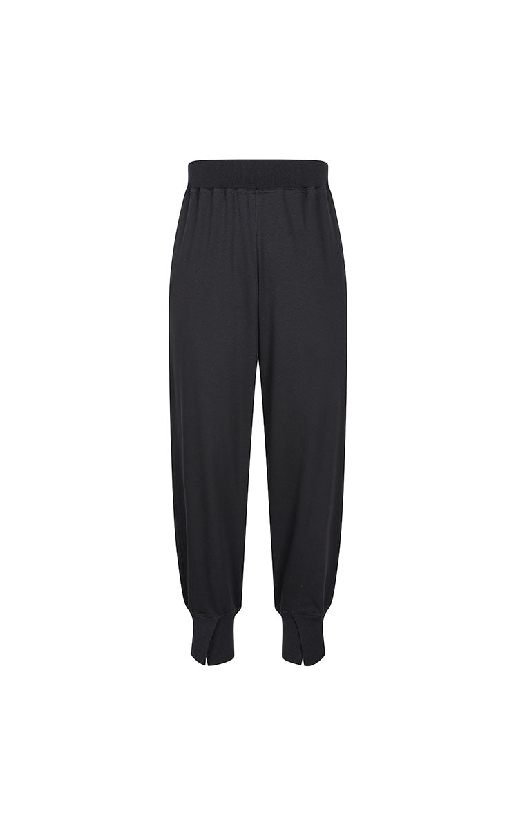 Pants / JNBY Cotton Merced Jogger Trousers Jet Black