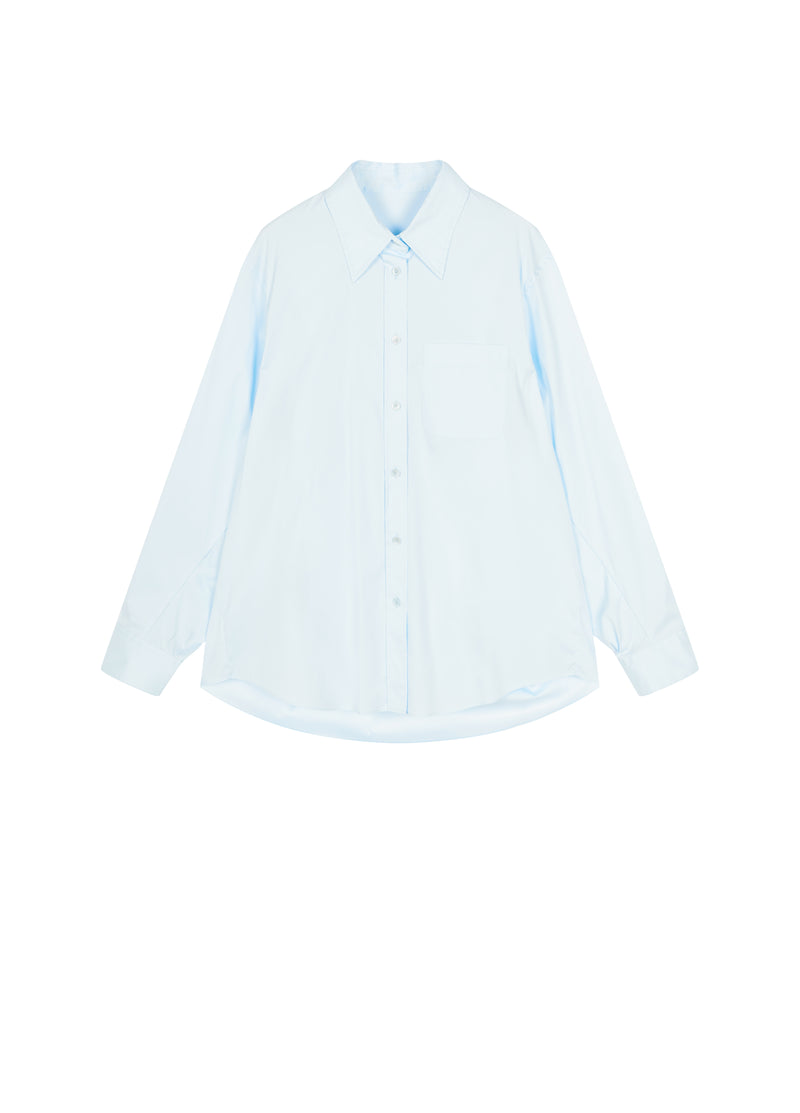 Shirt / JNBY x SAMUEL Oversized Cotton Poplin Long Sleeve Shirt