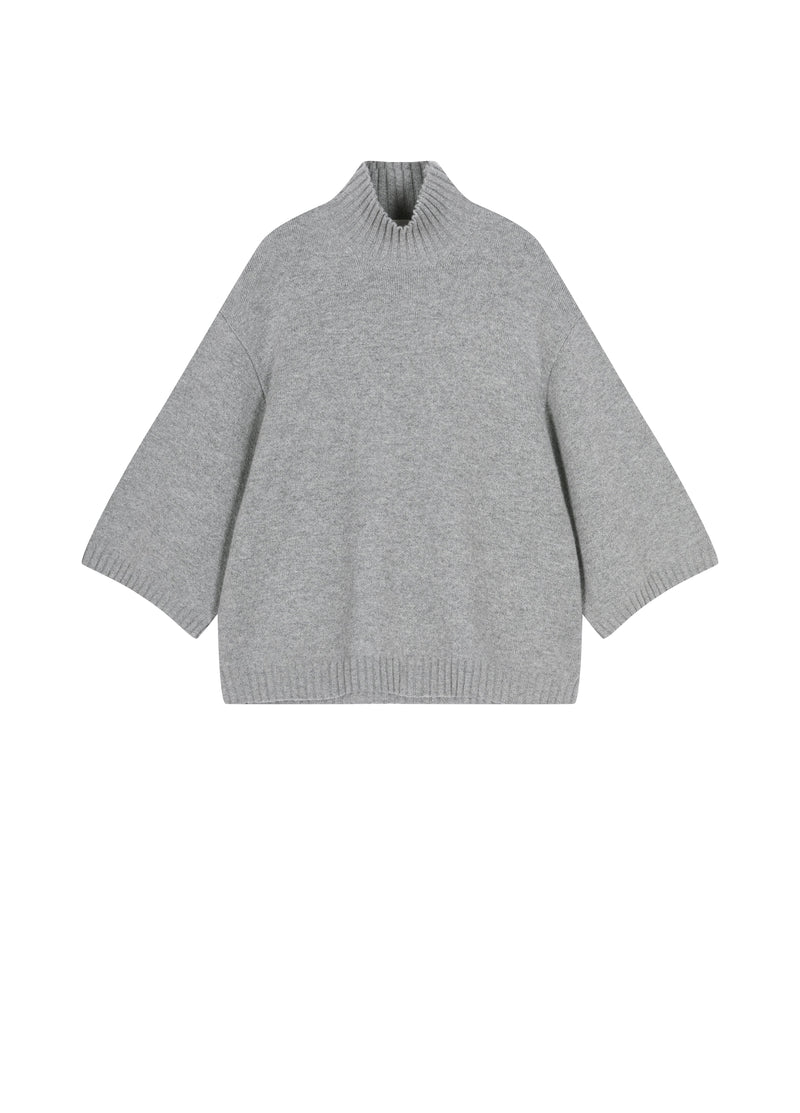 Sweater / JNBY Wool Cashmere Blend Short Sleeve Top