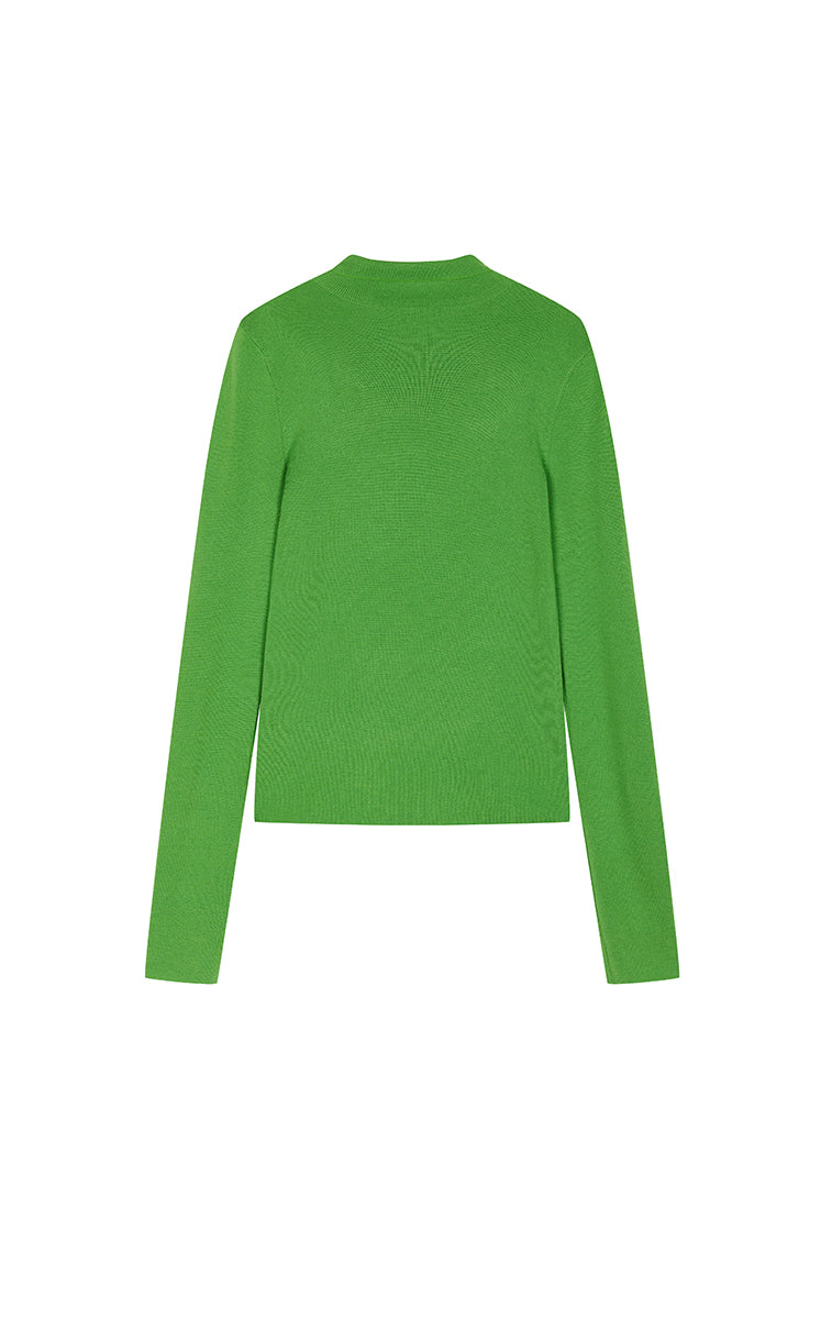 Sweater / JNBY Fitted Wool Turtleneck Pullover