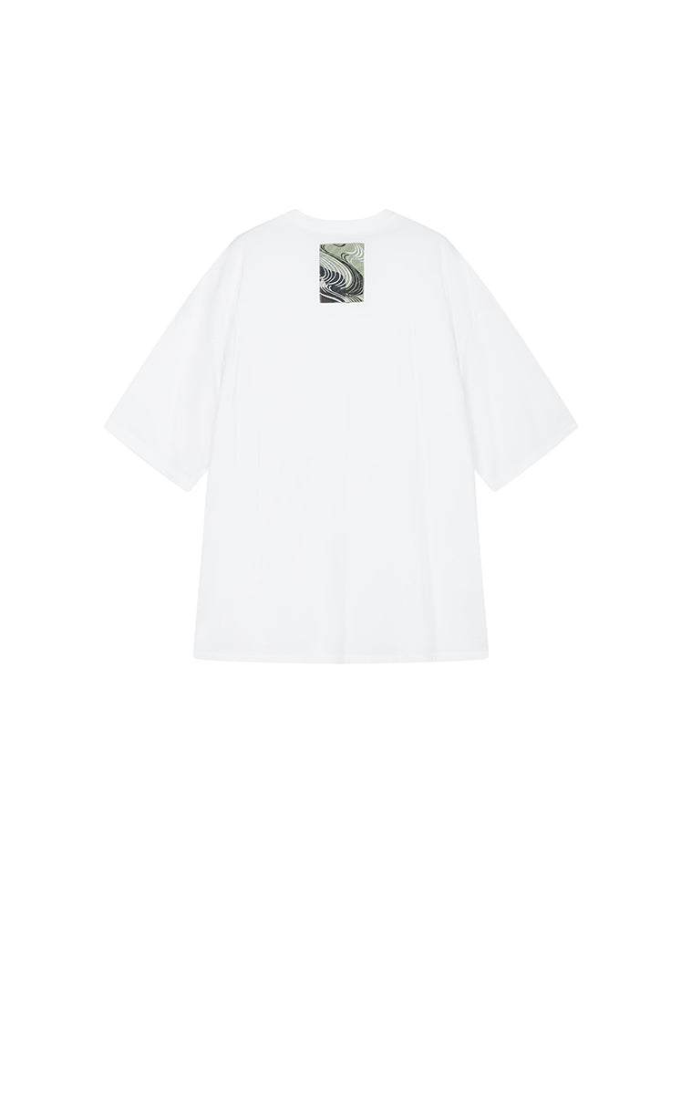 T-Shirt / JNBY Shadow Art Graphic Cotton Tee