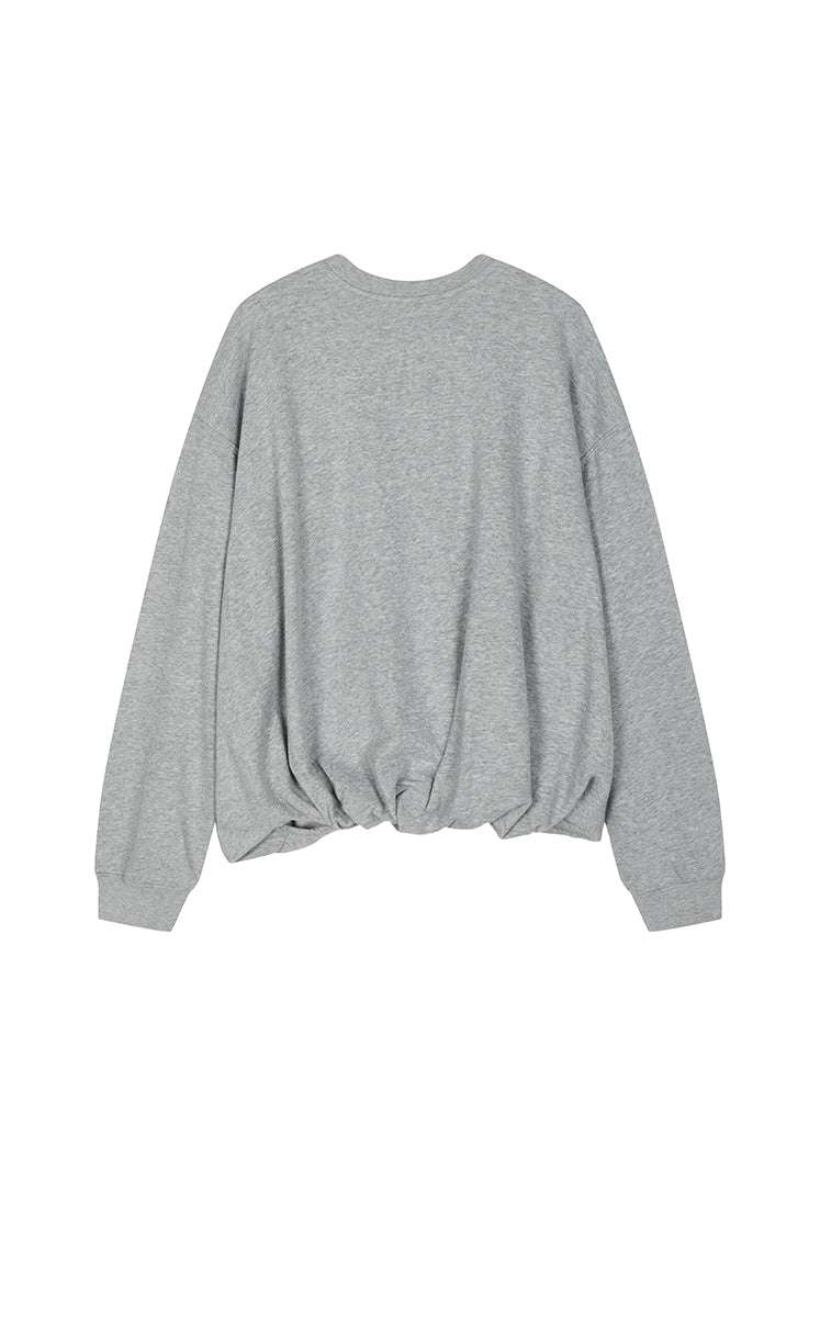 Sweatshirt / JNBY Loose Cotton Blend Sweatshirt