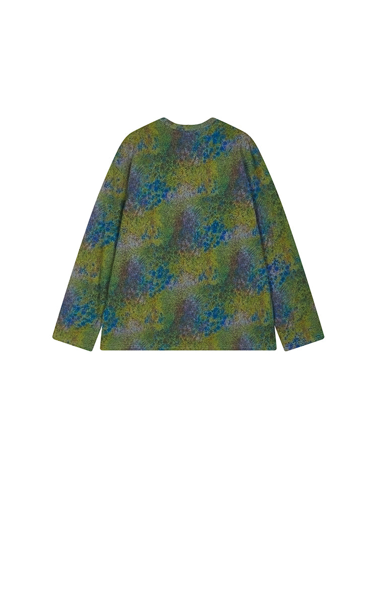 T-Shirt / JNBY Floral Graphic Cotton Long Sleeve Tee