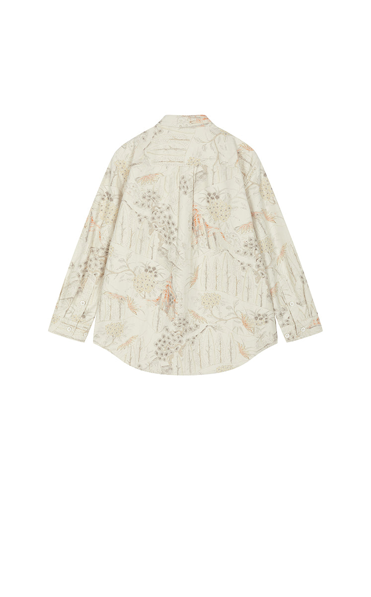 Shirt / JNBY Oversized Cotton Denim Shirt