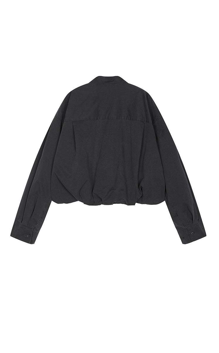 Jacket / JNBY Oversized Cotton Cropped Jacket