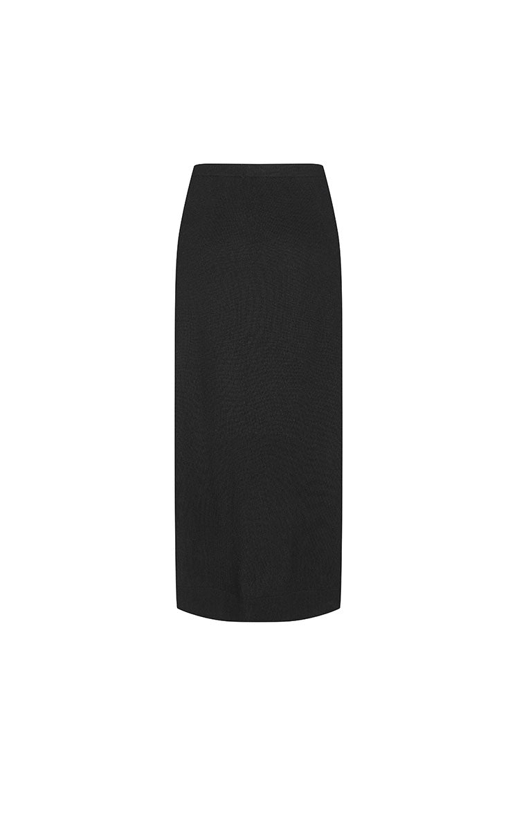 Skirt / JNBY H-Line Wool-Cashmere Long Skirt