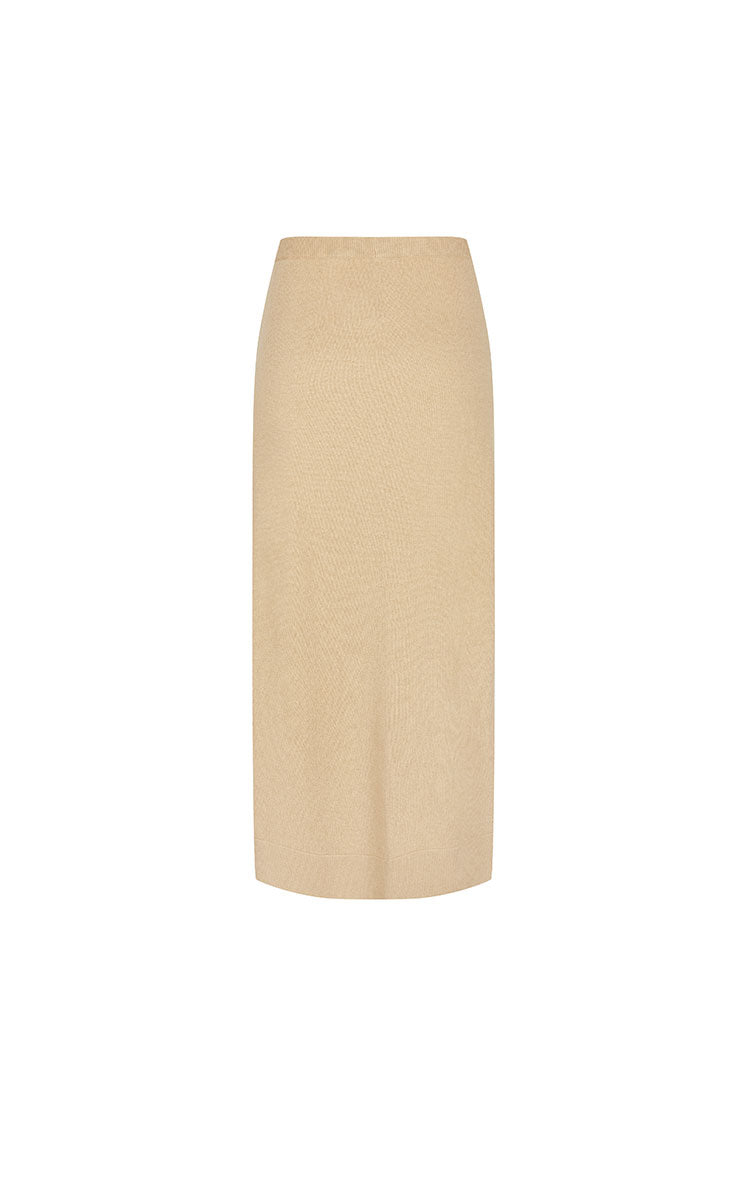 Skirt / JNBY H-Line Wool-Cashmere Long Skirt