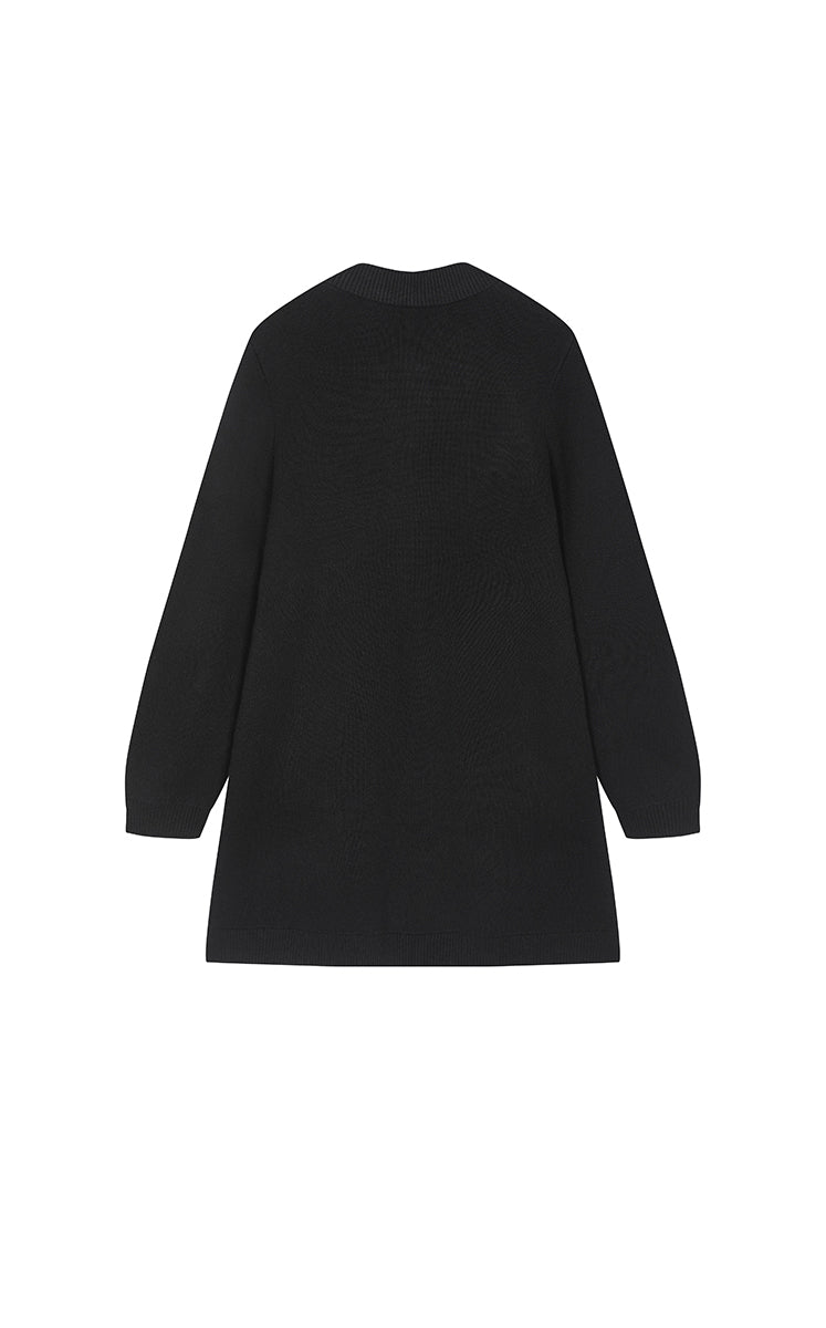 Dress / JNBY Wool-Cashmere Blend Polo Sweater Dress