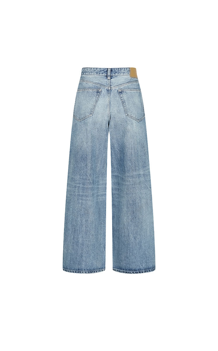 Pants / JNBY Relaxed Wide-Leg Long Jeans