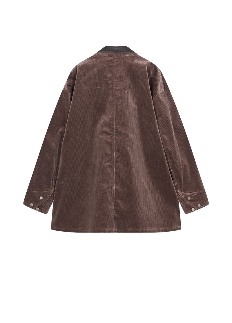 Jacket / JNBY Oversized Cotton Corduroy Long Jacket