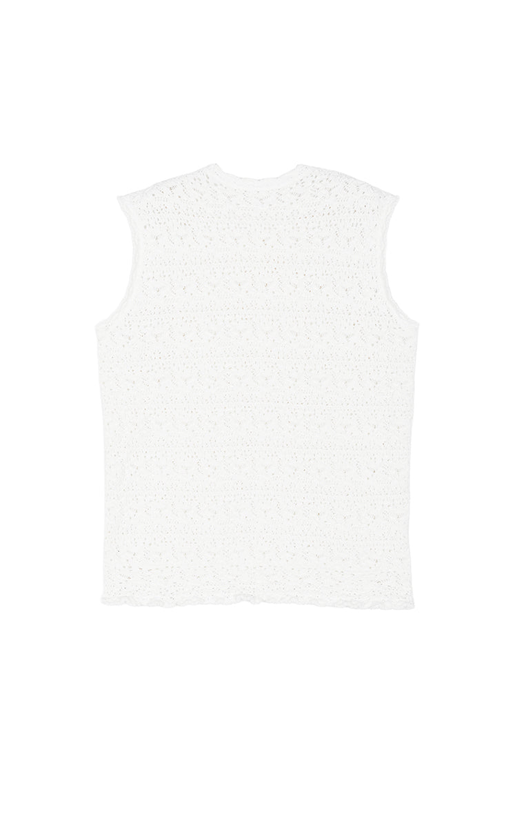 Vest / JNBY T-shaped Textured Stretch Knit Vest