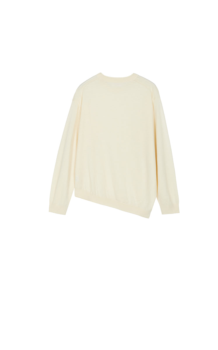 Sweater / JNBY Machine-Washable Merino Wool Pullover