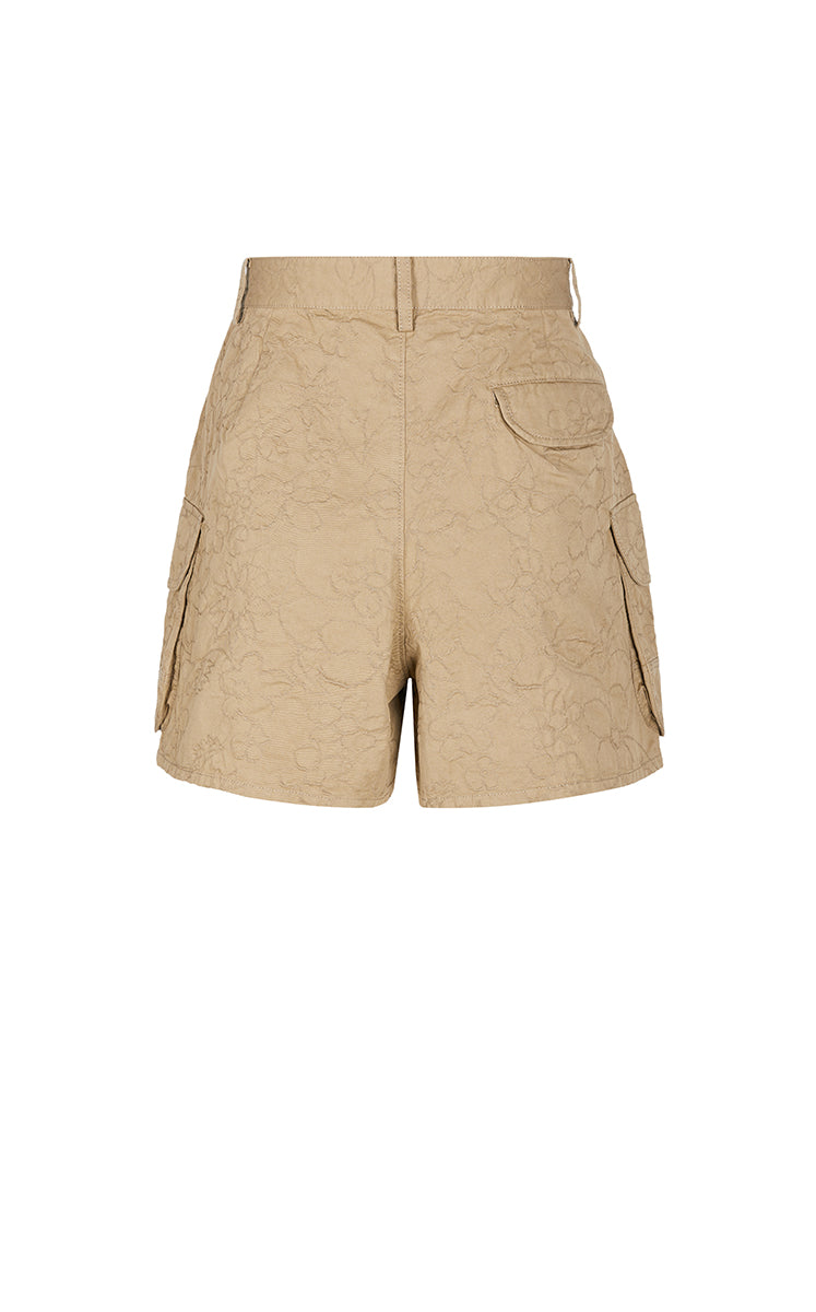 Pants / JNBY Embroidered Floral A-Line Shorts
