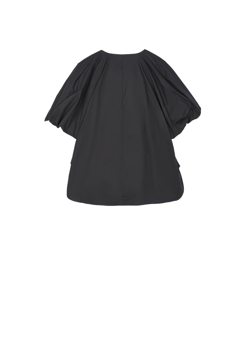 Top / JNBY Stretch Cotton Poplin V-Neck Shirt