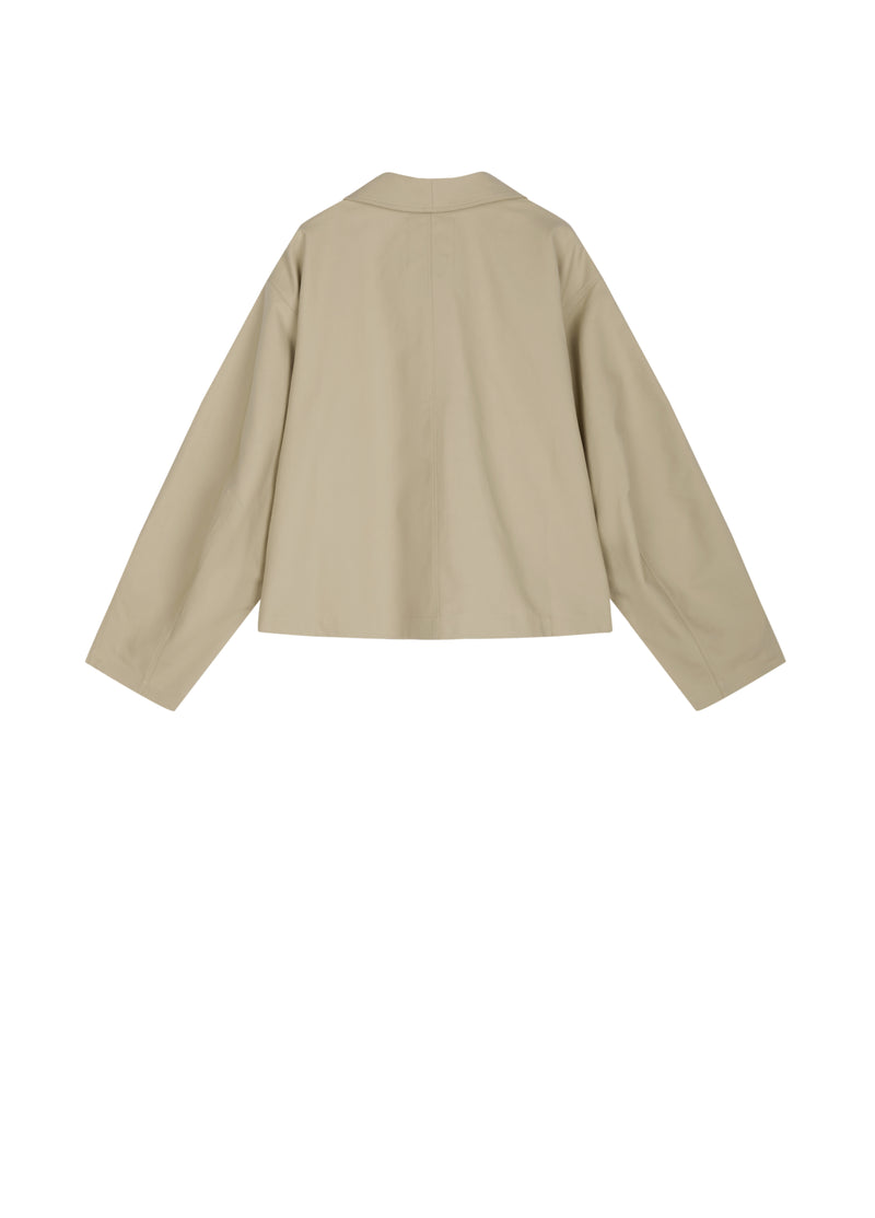Jacket / JNBY Oversized Cotton Stand-Collar Jacket