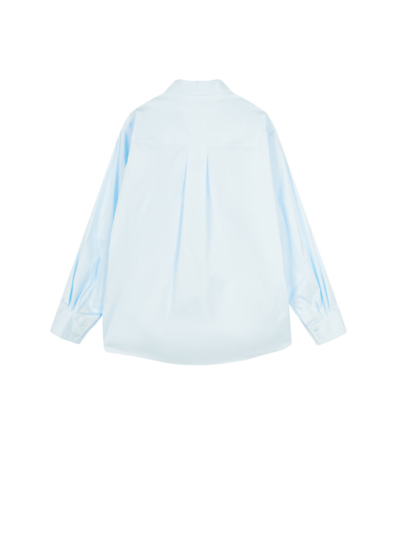 Shirt / JNBY x SAMUEL Oversized Cotton Poplin Long Sleeve Shirt
