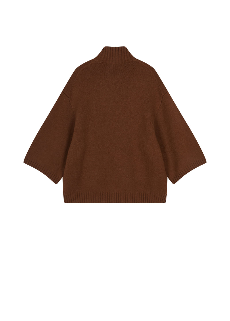 Sweater / JNBY Wool Cashmere Blend Short Sleeve Top