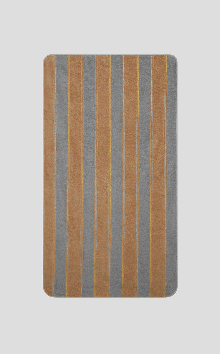 Bath Towels / JNBYHOME Color-Block Stripes Cotton Bath Towels