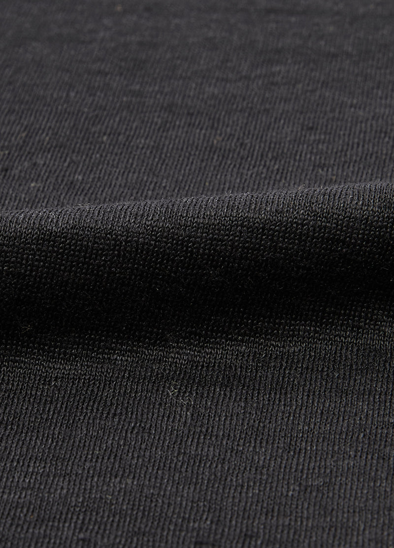 T-Shirt / JNBY Linen Silk Blend Relaxed Long Sleeve Tee