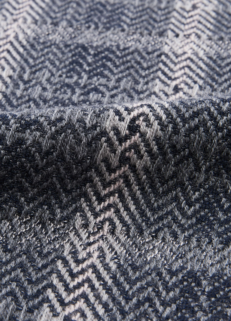 Sweater / JNBY Merino Wool Jacquard Stand Collar Pullover