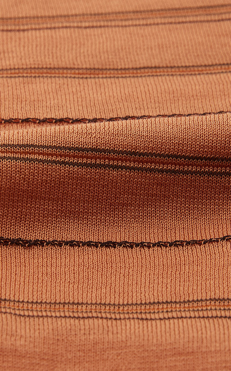 Cardigan / JNBY Cotton Stripe Short Sleeve Knit