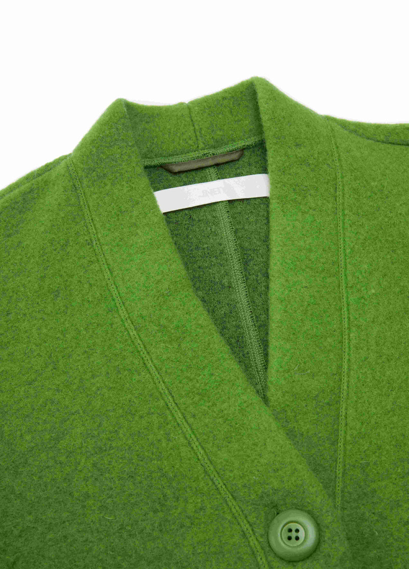 Jacket / JNBY Oversized Wool Blend Stand Collar Coat