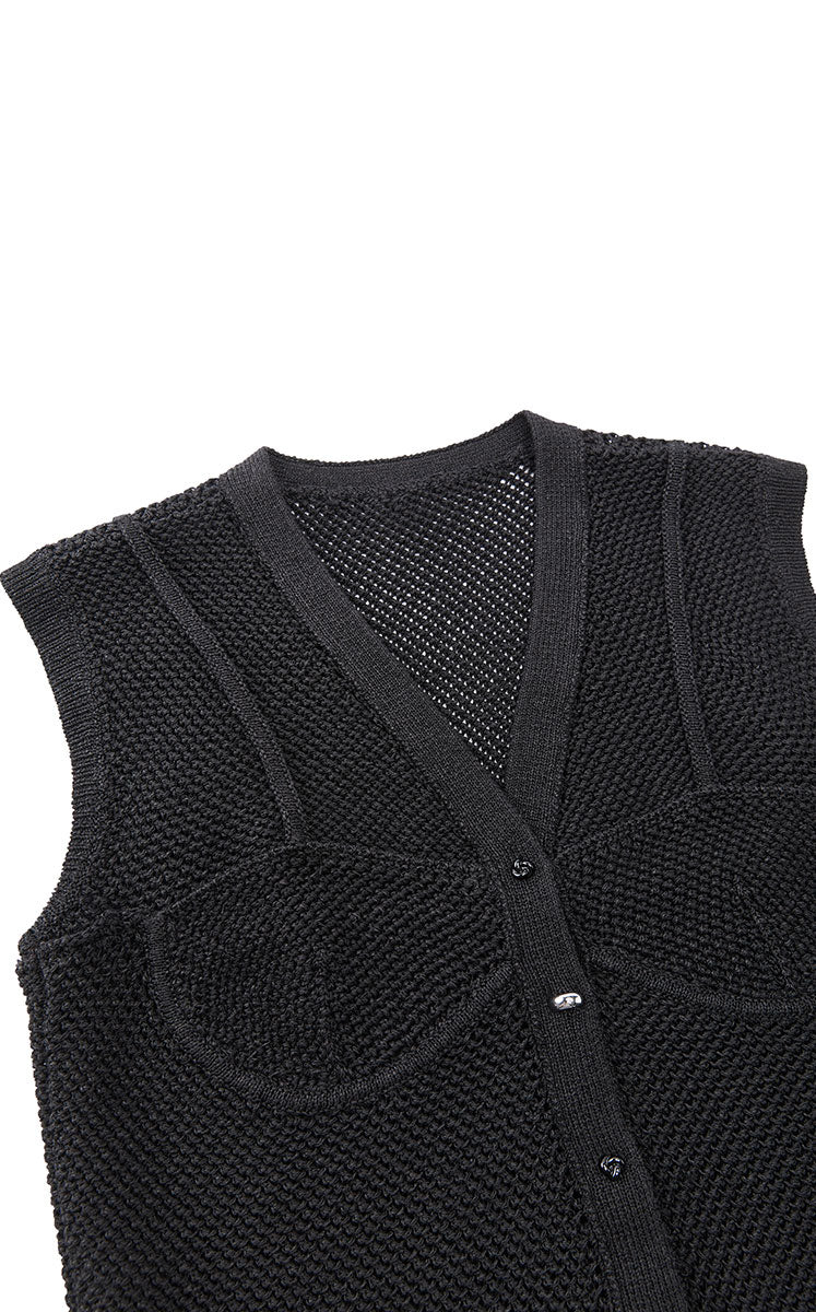 Vest / JNBY Washi Paper Blend Knit Vest