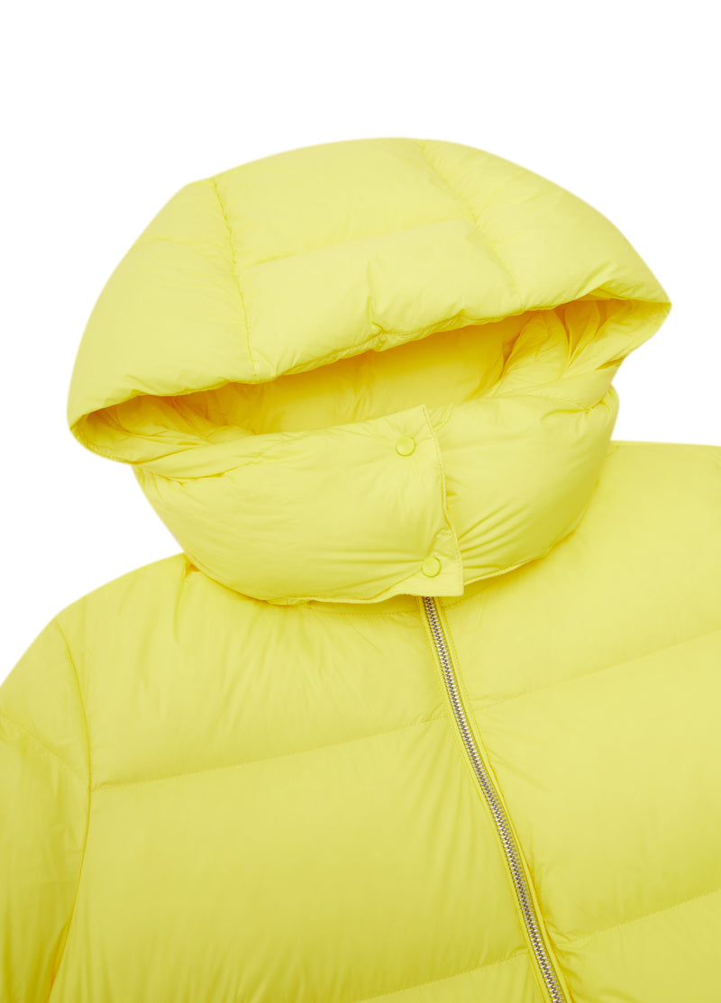 Coat / JNBY A-Line Down Puffer Jacket with Detachable Hood