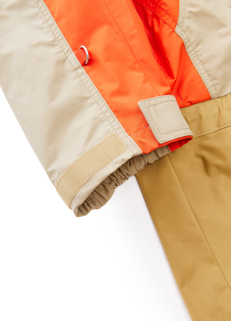 Jacket / JNBY Oversized Hooded Spliced Memory Fabric Jacket