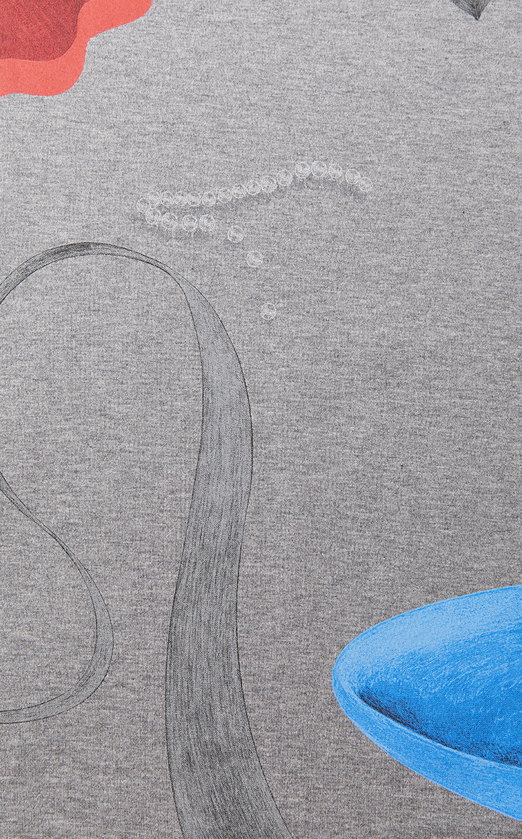 T-Shirt / JNBY Abstract Graphic Print Relaxed Tee