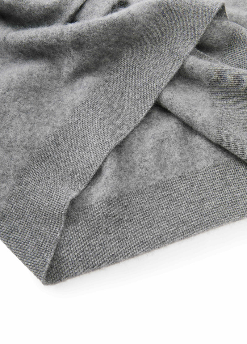 Cardigan / JNBY 100% Wool V-Neck Cropped Sweater