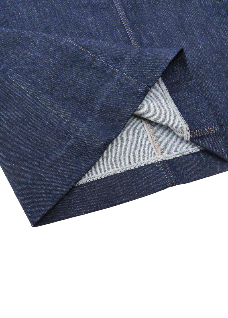 Skirt / JNBY Cotton A-Line Midi Denim Skirt