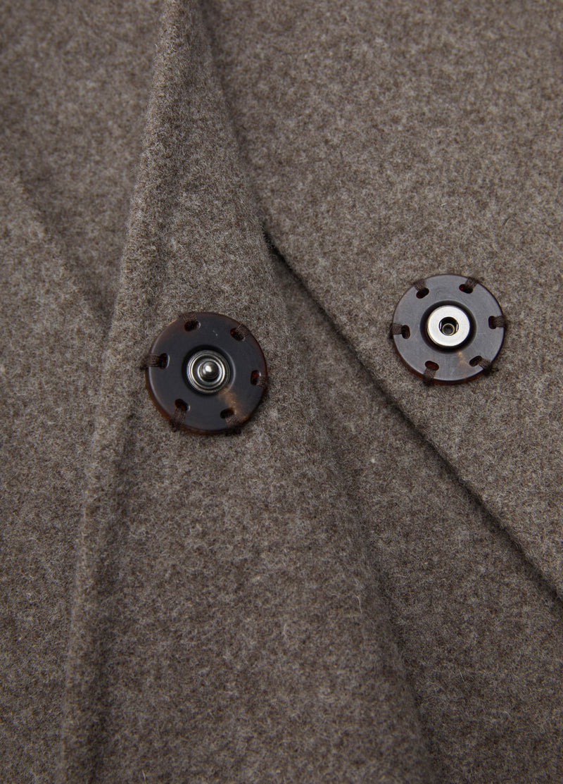 Coat / JNBY Wool Blend Double-Face Short Coat