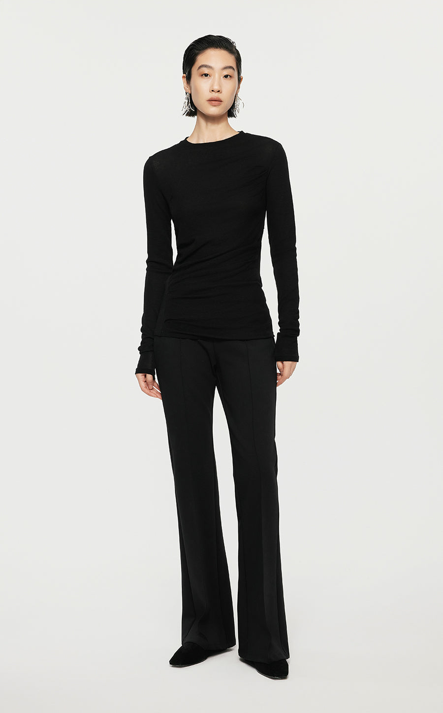 Pants/JNBY Flared Pants Black