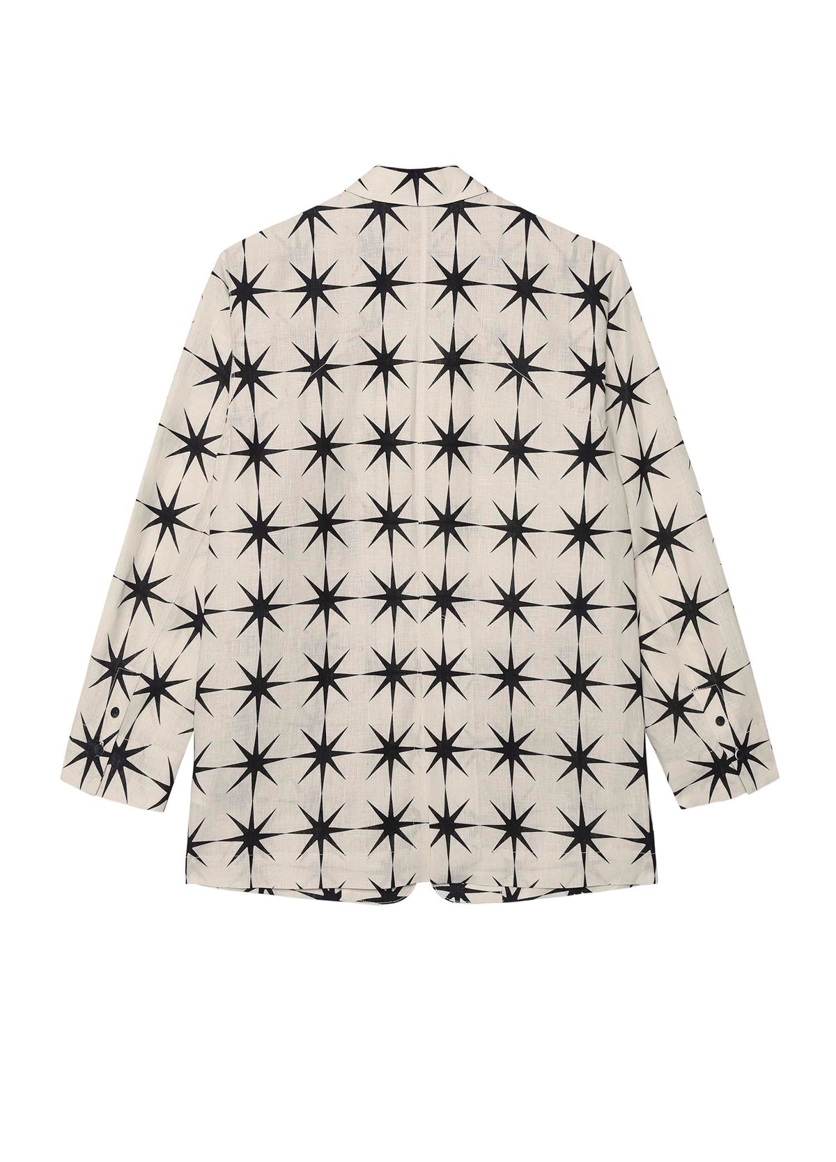 Blazers / JNBY Loose Fit Print Star Linen Blazer
