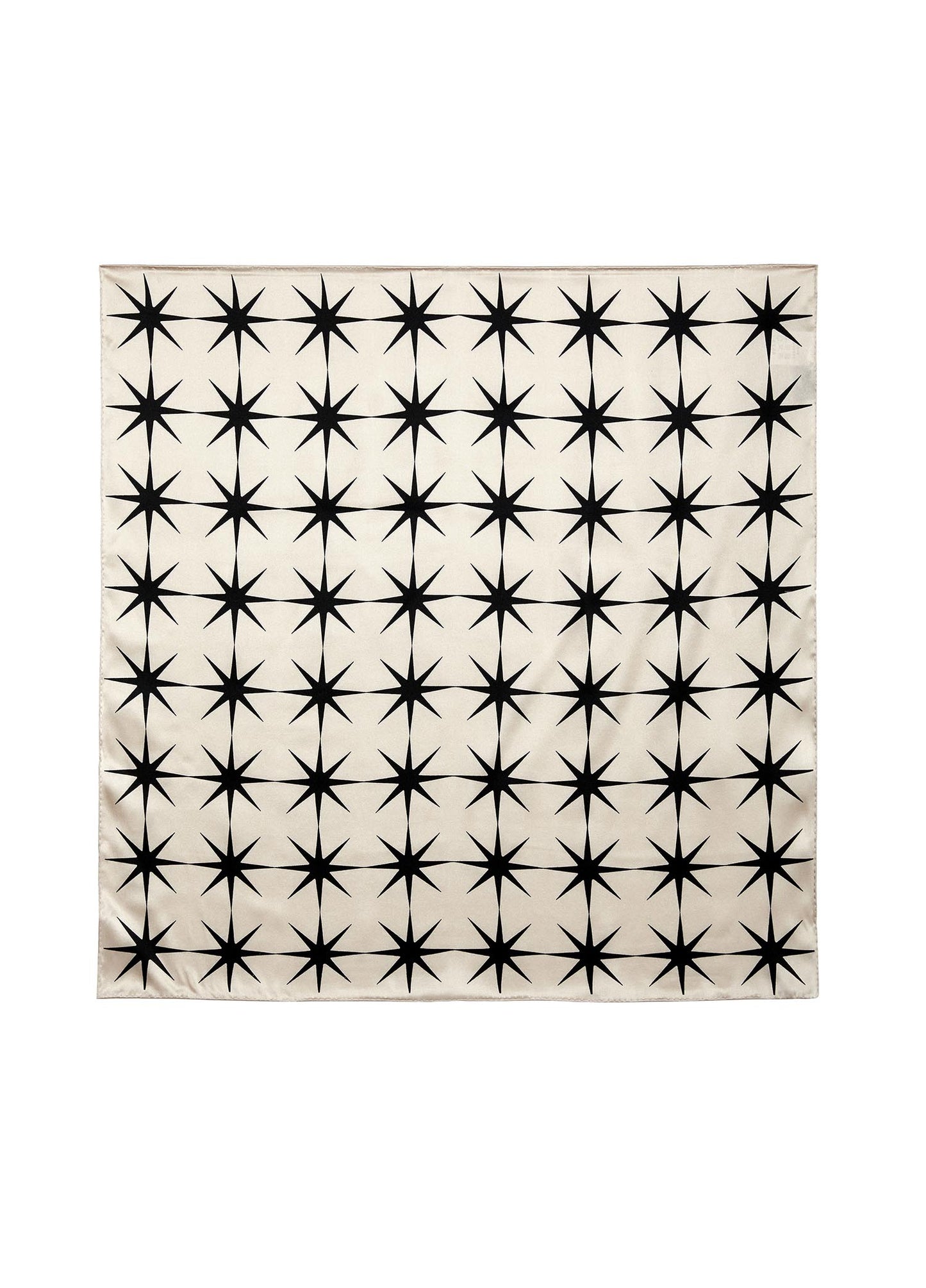 Scarf / JNBY Silk Print Star Scarf (100% Silk) Beige M