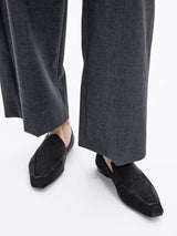 Shoes / JNBY Sheepskin Suede Square Toe Flats