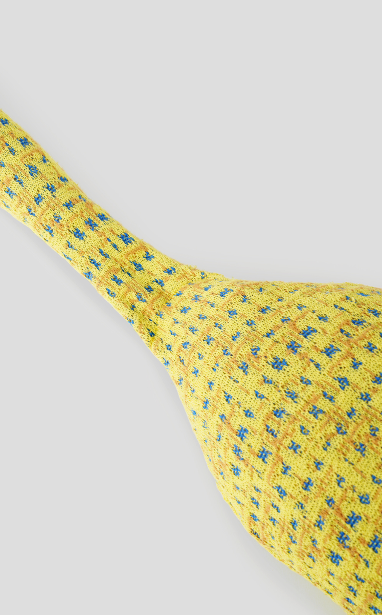 Neck Pillow / JNBYHOME Cotton-Poly Plaid Jacquard Neck Pillow